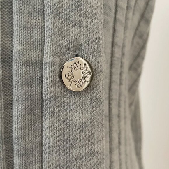 White House Black Market Women's Heather Grey Cardigan Sweater, Size XS   EUC - Picture 6 of 9